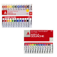 Holbein Acryla Gouache Study 11ml Tube 12 Colors