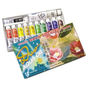 Holbein Aqua Oil Color Duo 12 Color Set DU903 Set