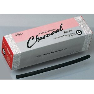 Holbein Charcoal No.C 25 Pieces (Willow / Medium)