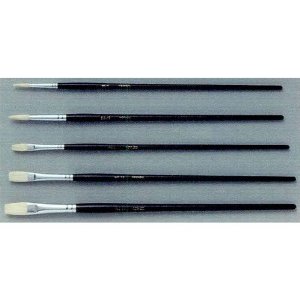 KUMANO Oil Painting Brush Hog Hair 5 Brush Set