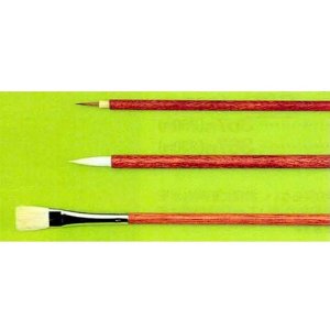 KUMANO Design Brush Red Holder 3 Brush Set