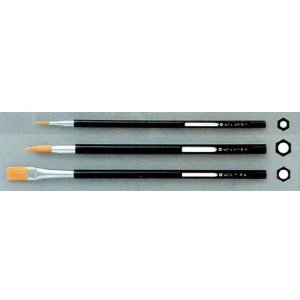 KUMANO Hexagonal Holder Design Brush HEXACT Flat Brush No.4