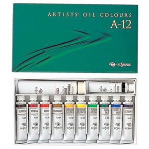 KUSAKABE Oil Color for Professional A-12 Color Set