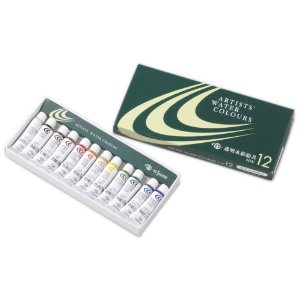 KUSAKABE Artist's Transparent Watercolor 5ml 12 Color Set