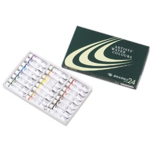 KUSAKABE Artist's Transparent Watercolor 5ml 24 Color Set