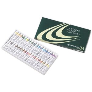 KUSAKABE Artist's Transparent Watercolor 5ml 36 Color Set