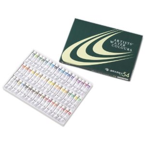 KUSAKABE Artist's Transparent Watercolor 5ml 54 Color Set