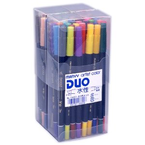 MARVY Artist Color Duo No.1600 60 Color Set