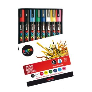 MITSUBISHI POSCA Medium type 8 Color Set