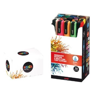 MITSUBISHI POSCA Thin type 15 Color Set