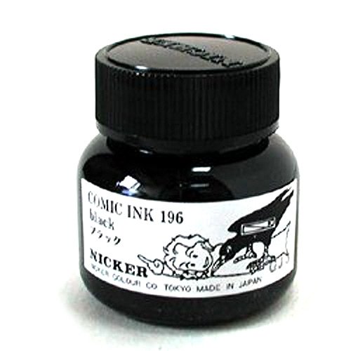 Nicker Comic Ink Black 40ml