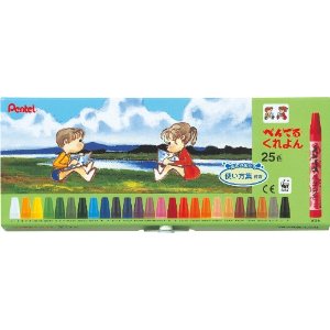 Pentel Crayon 25 Color Set