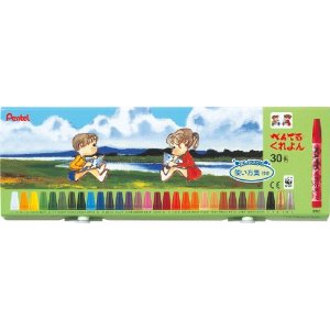 Pentel Crayon 30 Color Set