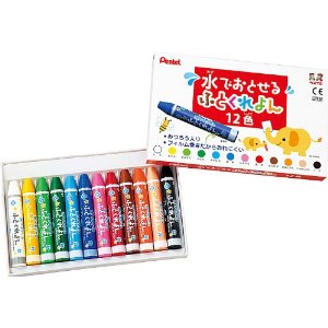 Pentel Washable Thick Crayon