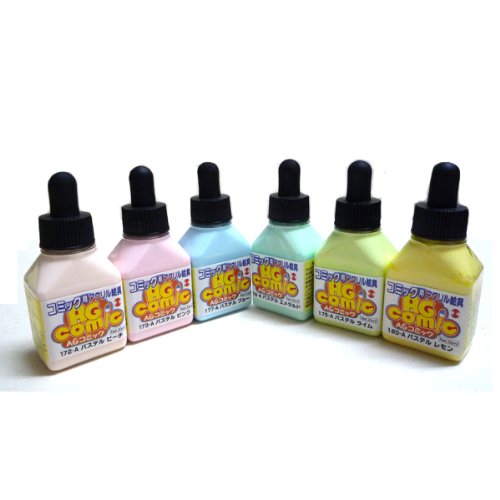 TURNER AG Comic Pastel 6 Color Set 20ml