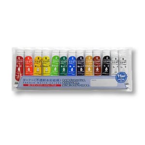 TURNER Gouache Watercolor Paint 11ml 12 Color 13 Tubes Set