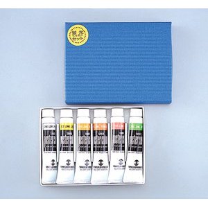 TURNER Poster Color 11ml 6 Fluorescent Color Set