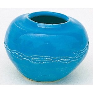 For glost-firing and glaze oxidized firing, Turkish Blue glaze 1kg powder